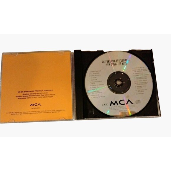 The Brenda Lee Story Her Greatest Hits CD MCA Records  Original 1973 release - Picture 3 of 3